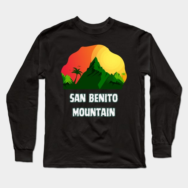 San Benito Mountain Long Sleeve T-Shirt by Canada Cities